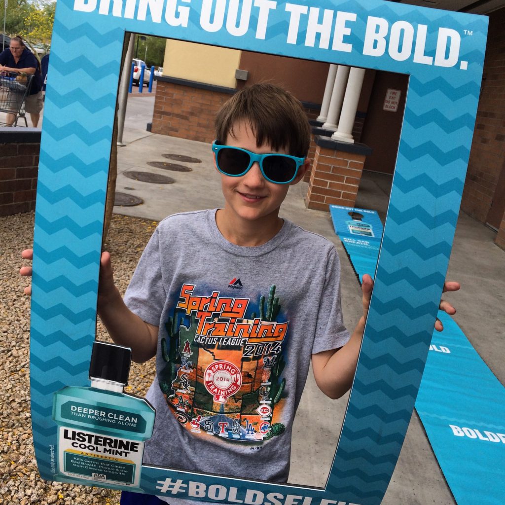 Listerine Bring Out the Bold Selfie