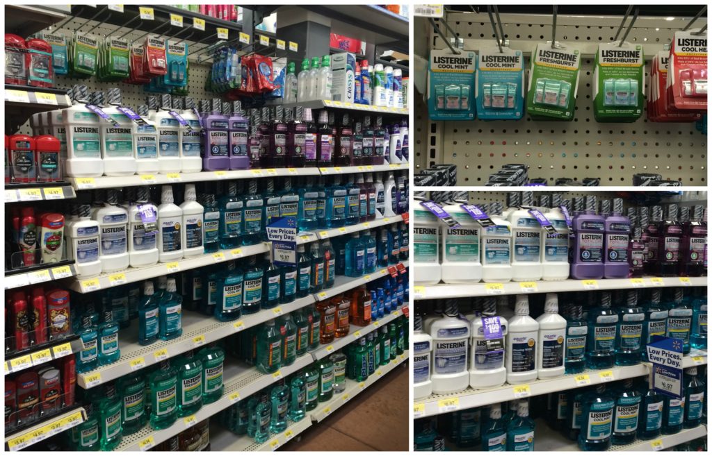 Listerine at Walmart