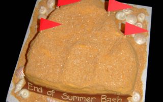 sand castle cake