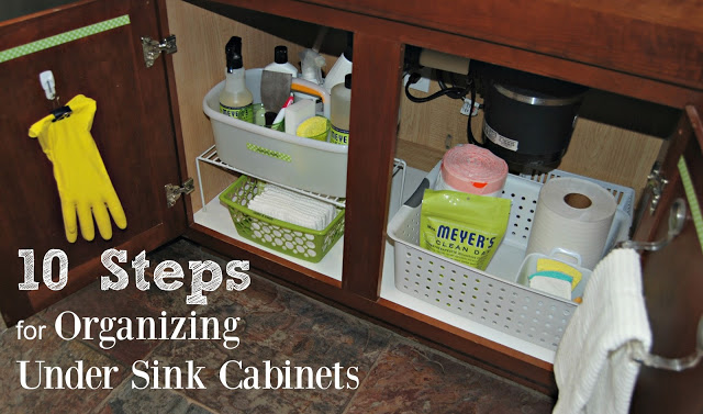 under sink organization