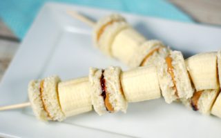 Banana Peanut Butter Jelly Kabobs