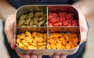 Natural Goldfish crackers colors