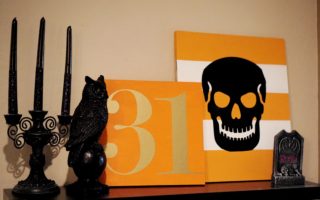 Halloween wood signs