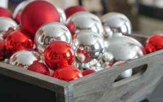 Christmas home tour ornaments