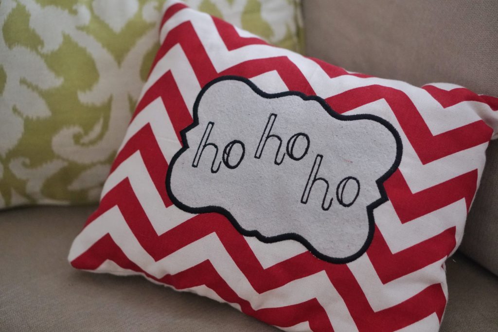 Holiday home tour Christmas pillows