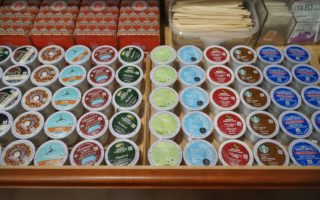 coffee and tea drawer organization