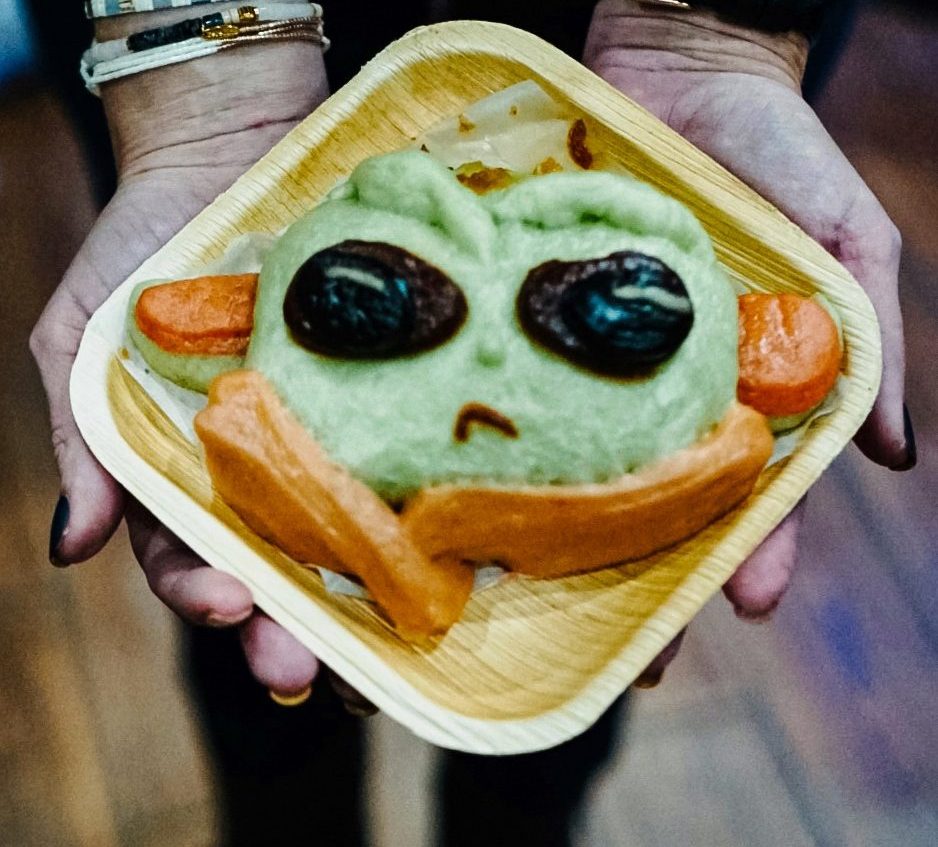 Baby Yoda Steamed Bao Buns at Hot Bamboo, Chandler AZ - Sweet