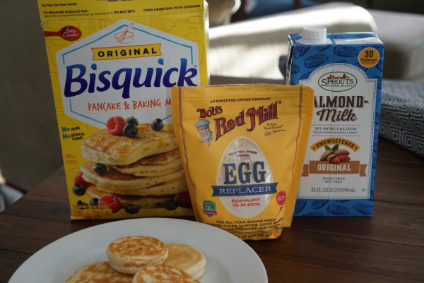 Dairy Egg Free Bisquick pancakes