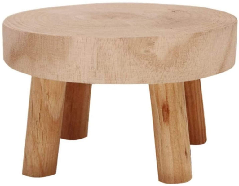 petite wood stool