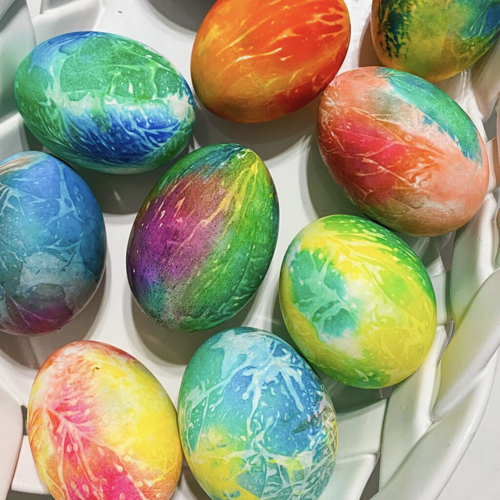 Tie Dye Easter Egg DIY